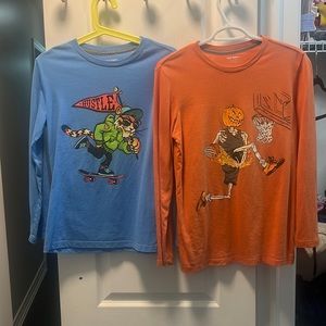 Set of 2 boys long sleeve T-shirt size XL